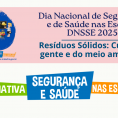 DNSSE 2025 - Resíduos Sólidos Urbanos - Cuidar da gente e do meio ambiente.