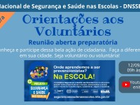 Encontro com voluntários para acompanhamento das ações do DNSSE de 2024