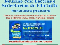 Reunião preparatória com Secretarias de Educação e escolas para engajamento às ações do DNSSE de 2024