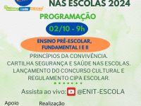 Live do DNSSE 2024 com ensino pré-escolar e fundamental ocorre no dia 02 de outubro