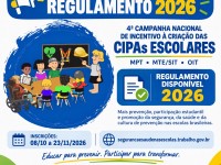 DNSSE 2026: Regulamento da 4ª Campanha Nacional de Incentivo à Criação das CIPAs Escolares (2026)