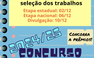 CONCURSO CULTURAL - Prorrogação de prazo das etapas de seleção dos trabalhos