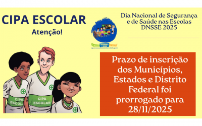 Prorrogado o prazo de inscrição da CIPA ESCOLAR para 28/11/2025