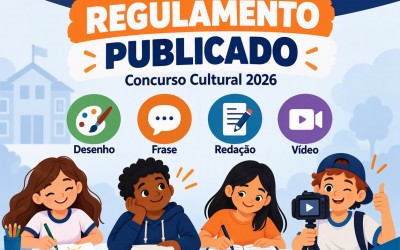 Concurso Cultural do DNSSE 2026 abre espaço para estudantes refletirem sobre prevenção, saúde e segurança
